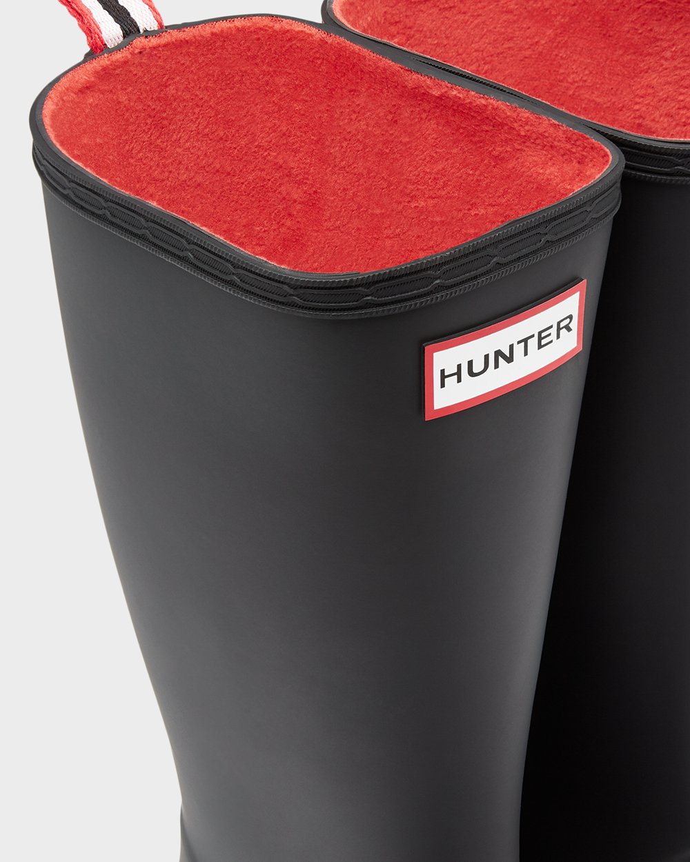 Womens Play Boots - Hunter Original Insulated Tall Rain (41XDCSOQI) - Black